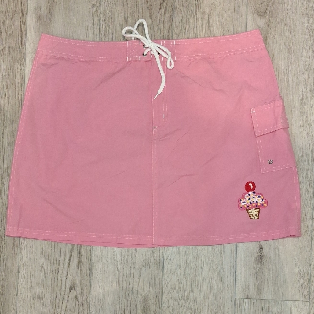 Miss Fritz Pink Mini Skirt with Cupcake Detail